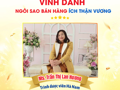 Bảng vàng ghi danh chiến binh bán hàng thực phẩm bảo vệ sức khỏe Ích Thận Vương xuất sắc tháng 3/2025
